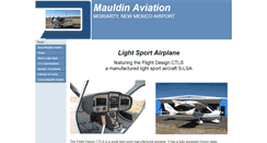 Desktop Screenshot of mauldinaviation.com