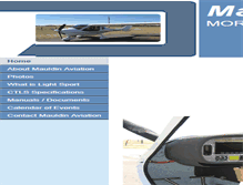 Tablet Screenshot of mauldinaviation.com